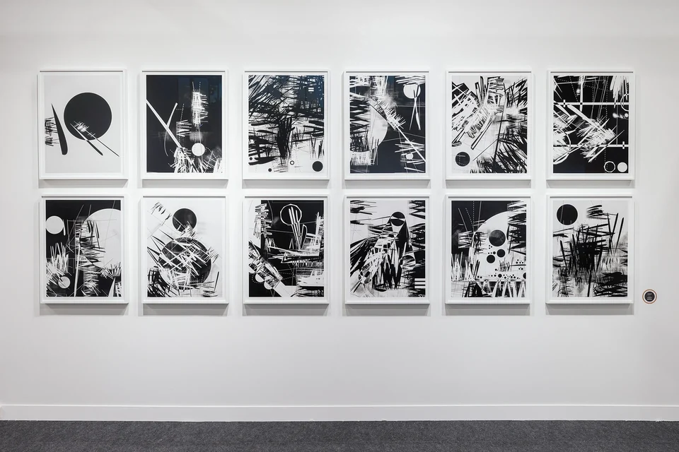Twelve Light Years prints at Paris Photo 2022. Photography by Fellowship.