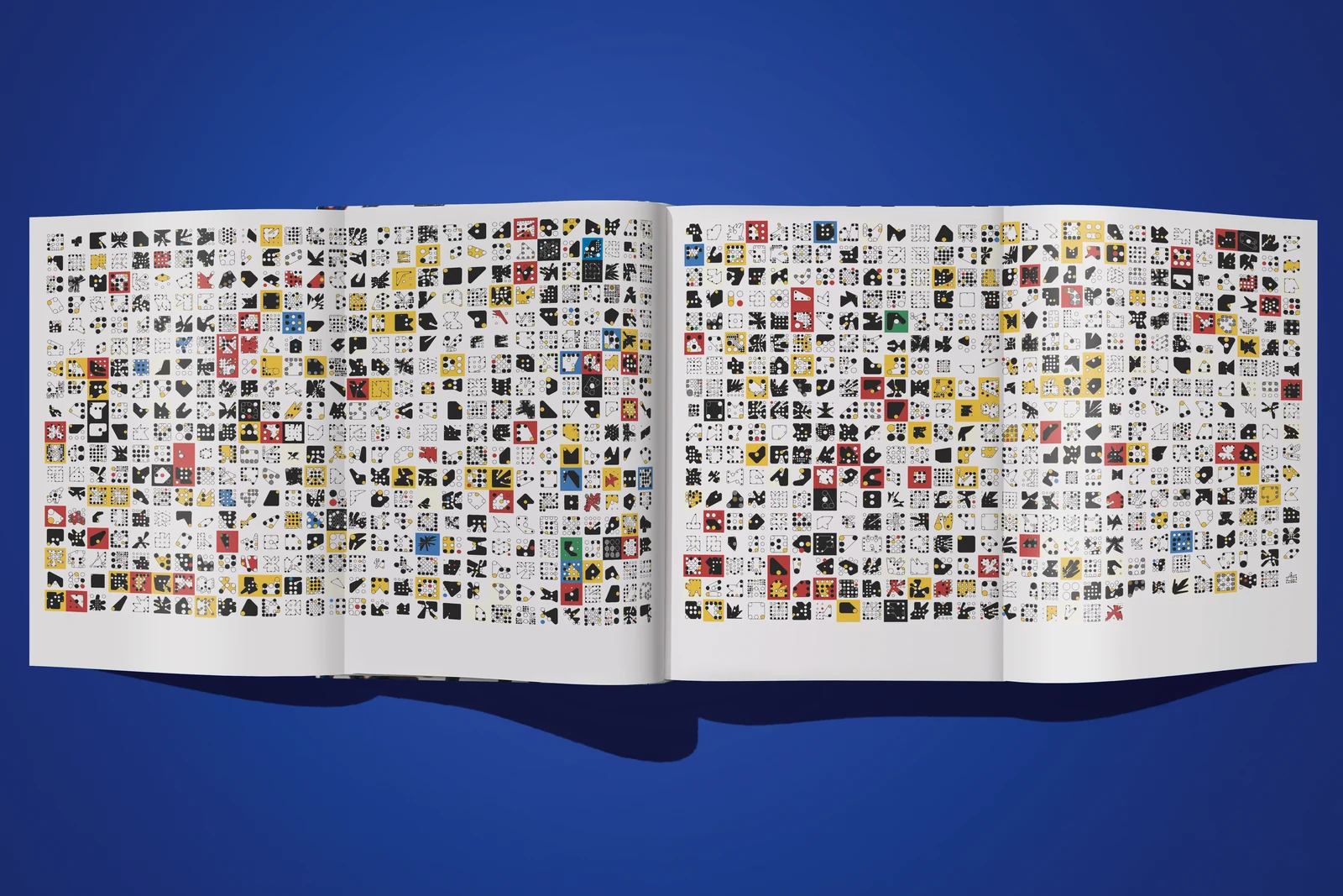 An extended foldout of On NFTs displays all 1,000 Ringers in a dense grid against a blue background.
