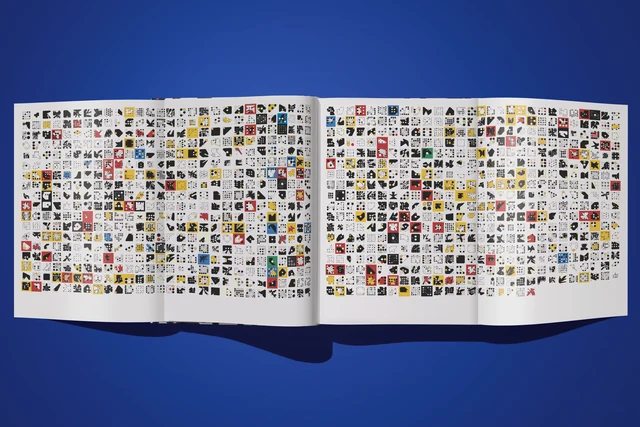 The foldout of all 1,000 Ringers in On NFTs.